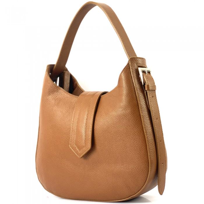 Timeless and Classic Flap-Shoulder Bag. Premium, Full-grain pebbled Leather, Handmade in Italy 2025, Free Shipping From Italy.