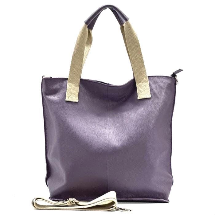 Black Shoulder Slouchy Tote in Soft Leather Handmade Italy. Free Shipping  Gift With Purchase