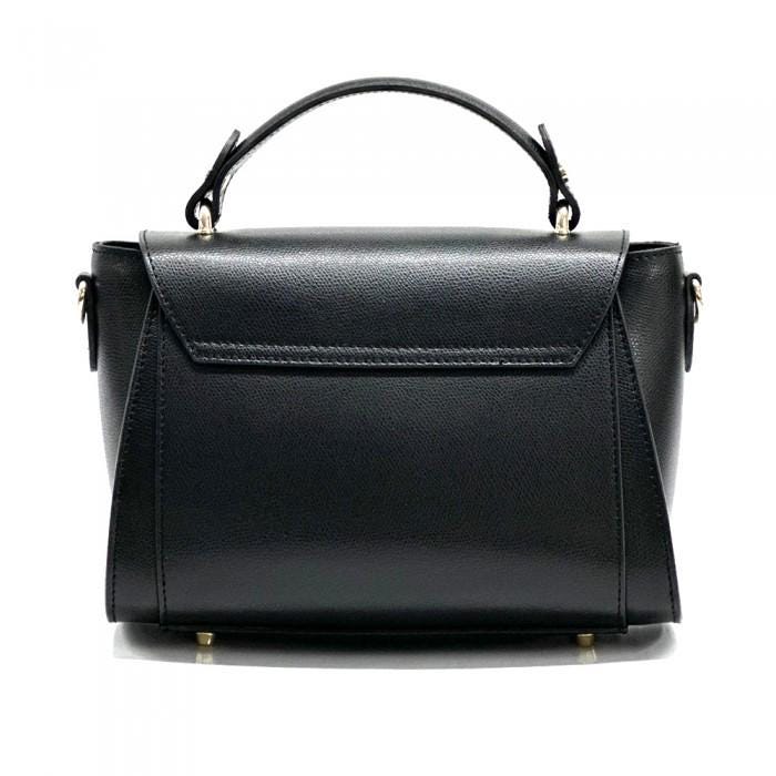 Saffiano Leather Saddle Bag: Handmade Italian Crossbody