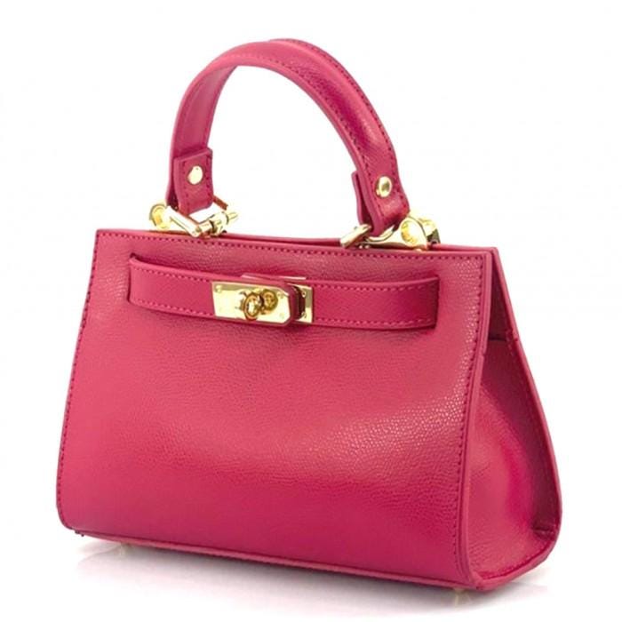 Classic Shoulder or Tote Bag. Full Grain, Pebbled Italian Leather, Free Shipping to the US