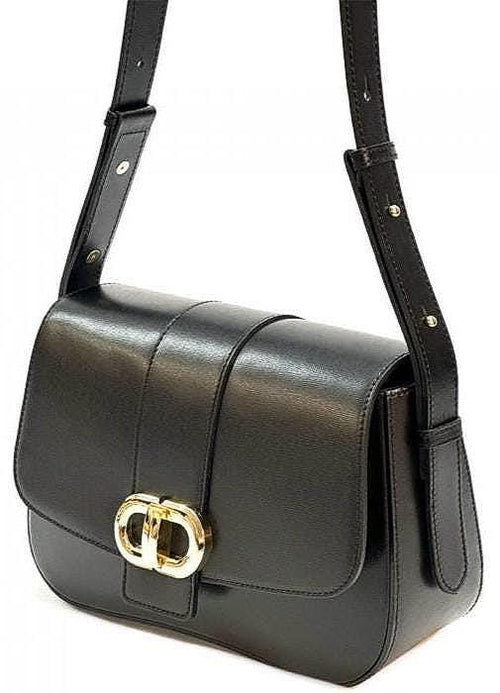 Classic, Crosta Lucida Leather, Shoulder Bag, Made in Italy, Free Shipping