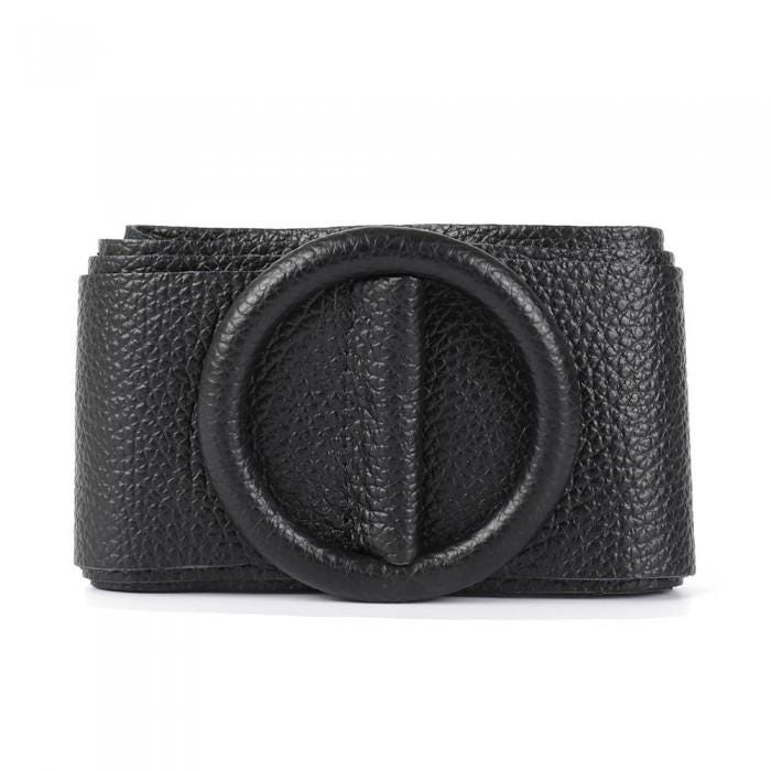 Handmade Italian Leather Belt with Matching Ring Buckle