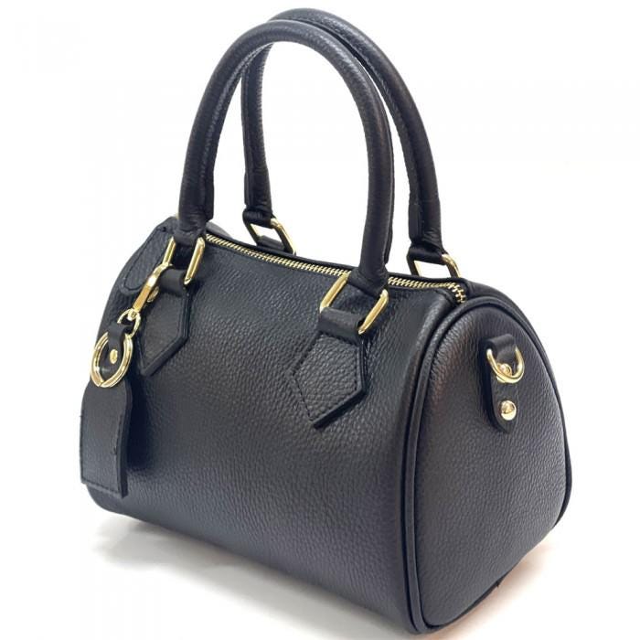 Pebbled Leather Tote Bag Handmade in Italy