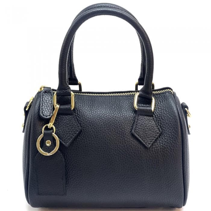 Pebbled Leather Tote Bag Handmade in Italy